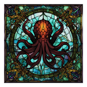 Cthulhu Hartglas Poster