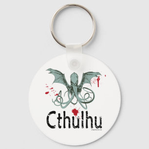 Cthulhu Horror Vektorart Schlüsselanhänger