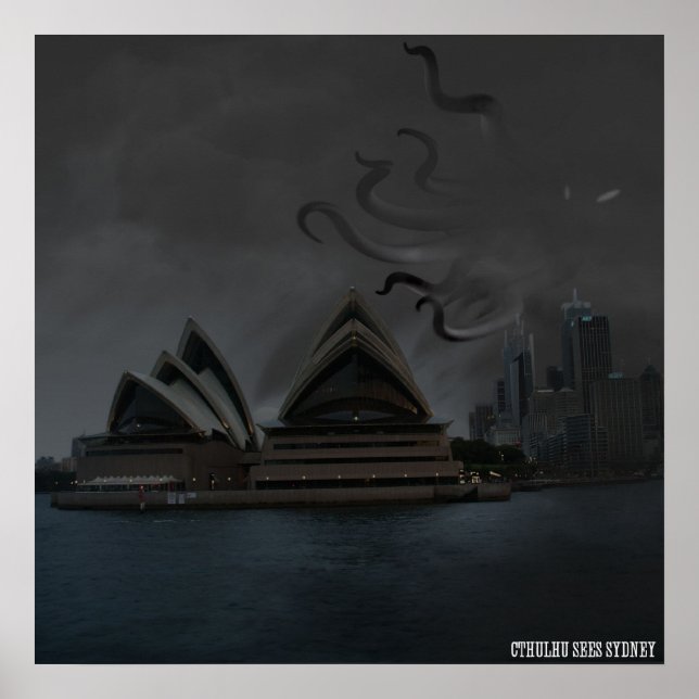Cthulhu in Sydney Poster (Vorne)