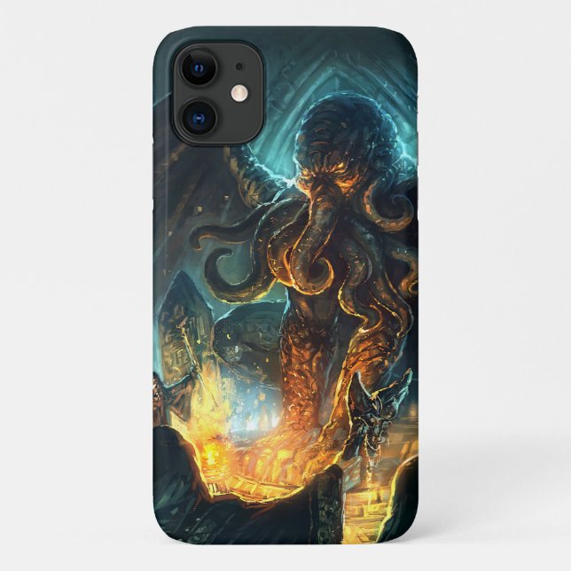 Cthulhu iPhone-Gehäuse von Lovecraft Case-Mate iPhone Hülle (Rückseite)