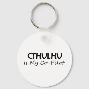 Cthulhu ist mein Co-Pilot Schlüsselanhänger