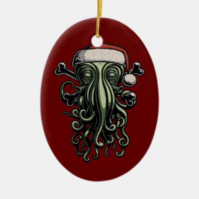 Cthulhu Klaus Keramik Ornament (Vorne)