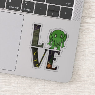 Cthulhu LIEBE Sticker