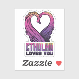 Cthulhu Lieben Sie Tentacles Lovecraft Aufkleber