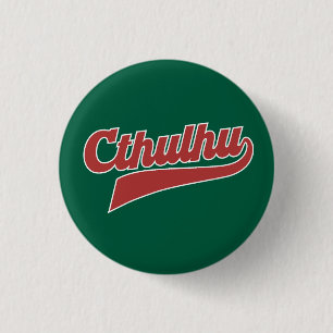 Cthulhu-Liga-Schrift – Vintage Eldritch-Lettern Button
