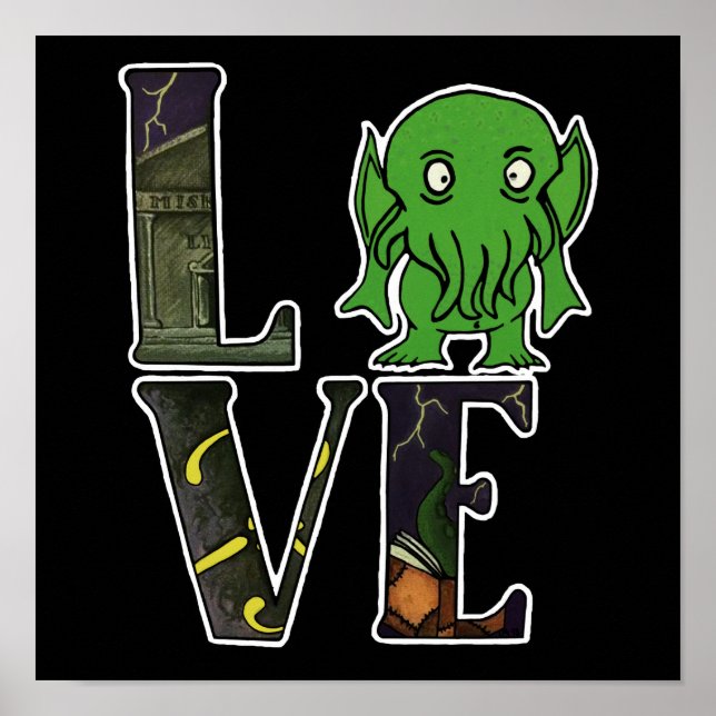 Cthulhu LOVE poster (Vorne)