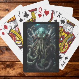 Cthulhu Lovecraft Octopus Beängstigender Horror Spielkarten