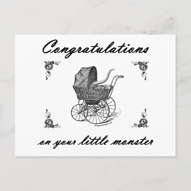 Cthulhu-Monster Postkarte (Vorderseite)