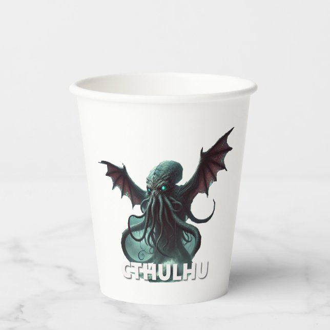 Cthulhu Pappbecher (Vorderseite)