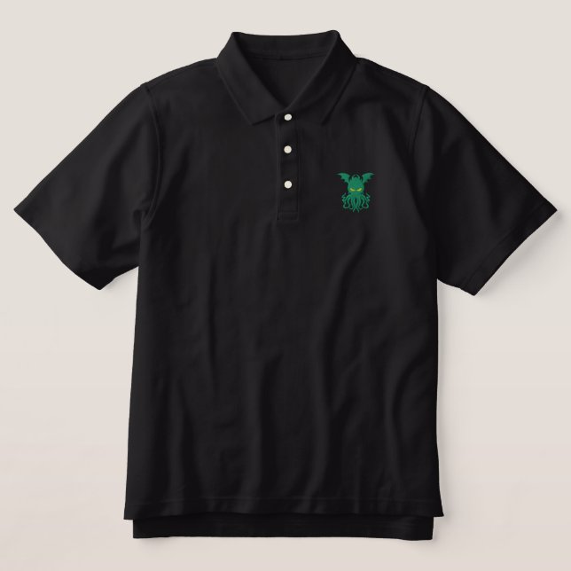 Cthulhu Polo Shirt (Design Vorderseite)