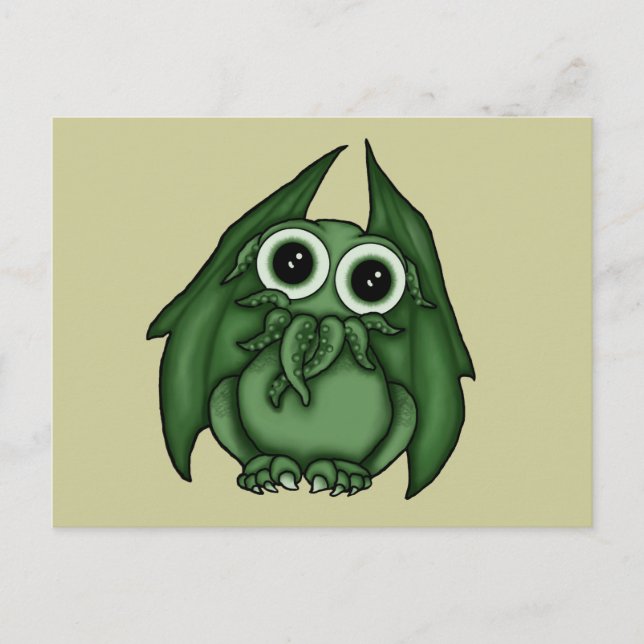 Cthulhu Postkarten (Vorderseite)