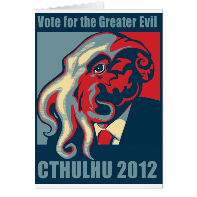 Cthulhu pour le président 2012 (Devant)