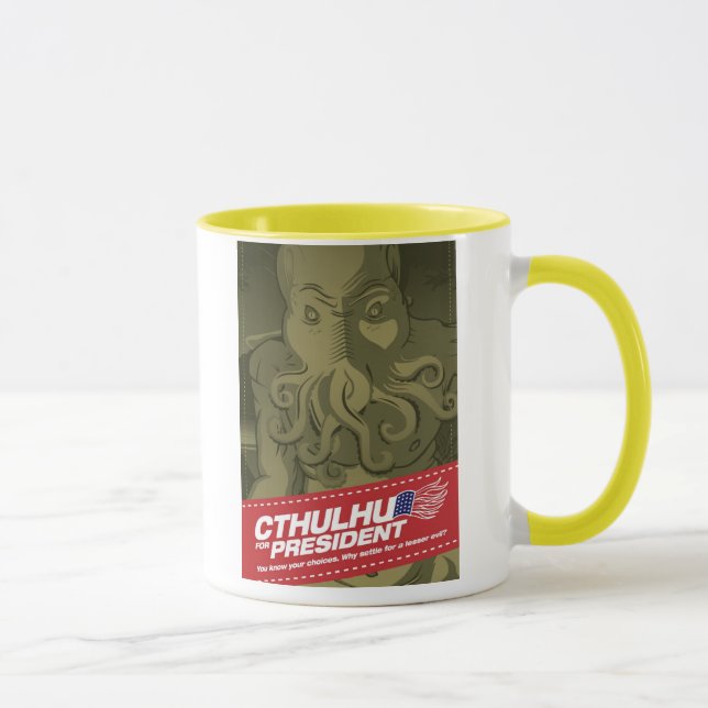Cthulhu pour le Président Mug (Droite)