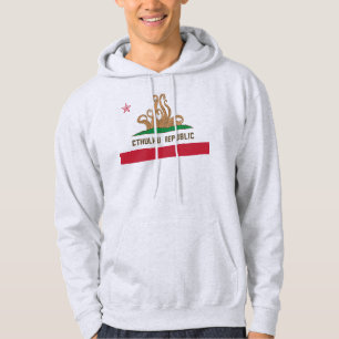 Cthulhu Republik California Flag Lovecraft Hoodie