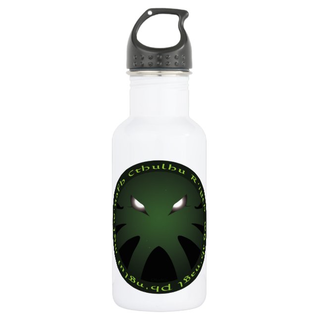 Cthulhu Roundel Edelstahlflasche (Vorderseite)