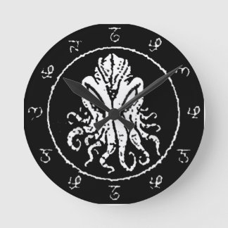 Cthulhu rund runde wanduhr