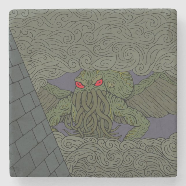 Cthulhu Steinuntersetzer (Vorderseite)