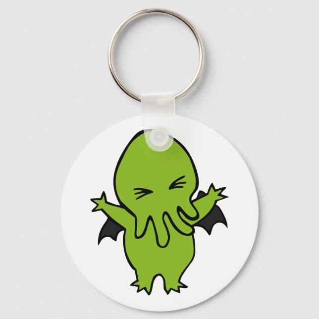 Cthulie Schlüsselanhänger (Vorderseite)