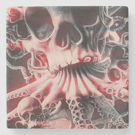 Cthulu Getränkekoaster Steinuntersetzer