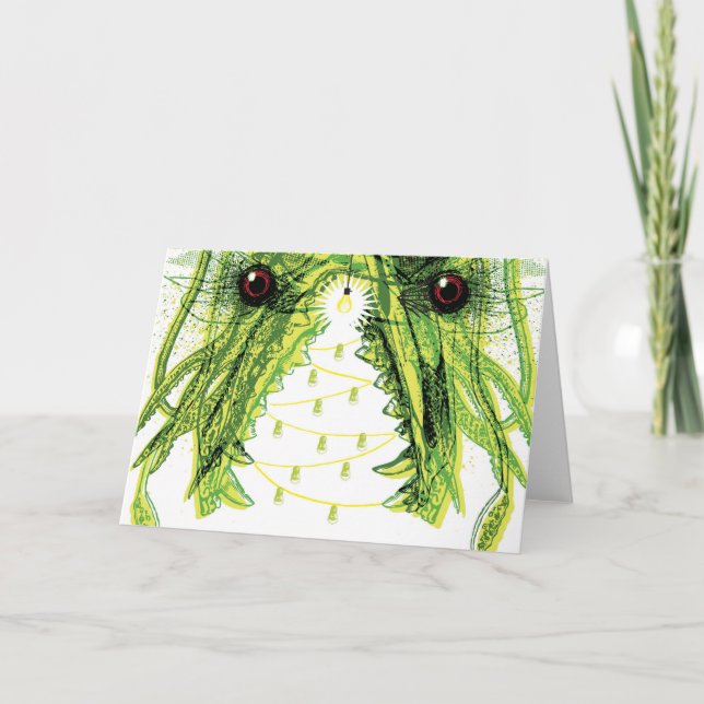 Cthulu "über die Zeit hinaus" Karte (Vorderseite)