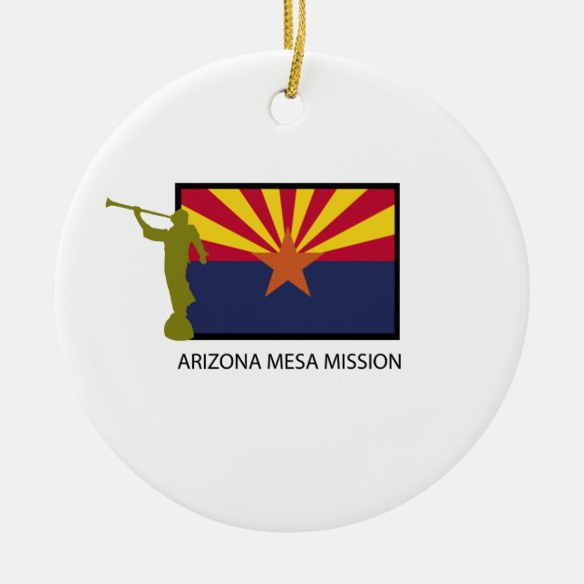 CTR ARIZONA-MESA-AUFTRAG-LDS KERAMIK ORNAMENT (Vorne)