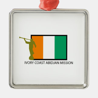 CTR DIE ELFENBEINKÜSTE-ABIDJAN-AUFTRAG-LDS ORNAMENT AUS METALL