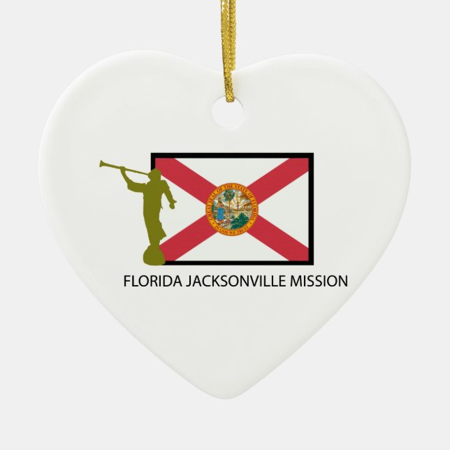 CTR FLORIDAS JACKSONVILLE AUFTRAG-LDS KERAMIK ORNAMENT (Vorne)