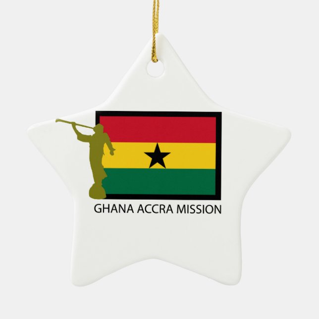 CTR GHANAS ACCRA AUFTRAG-LDS KERAMIKORNAMENT (Vorne)