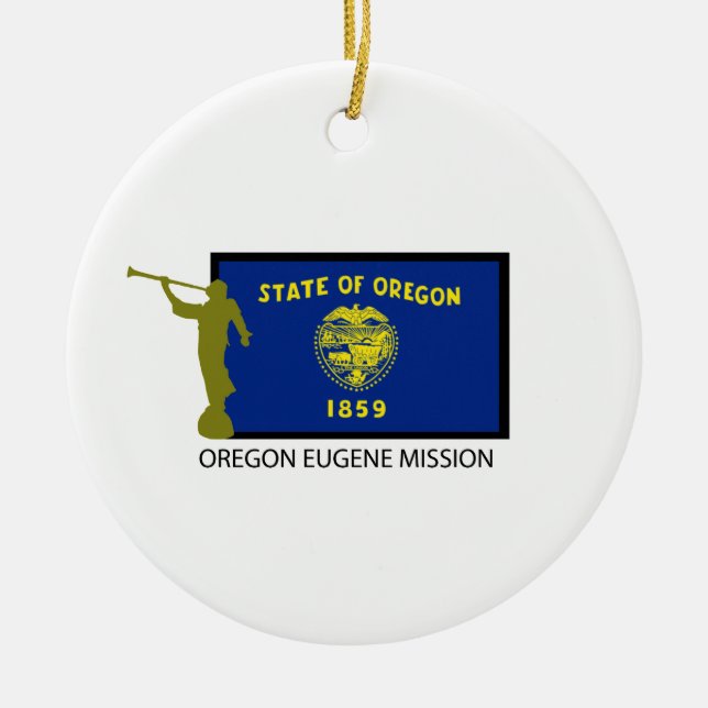 CTR OREGON EUGENE AUFTRAG-LDS KERAMIKORNAMENT (Vorne)