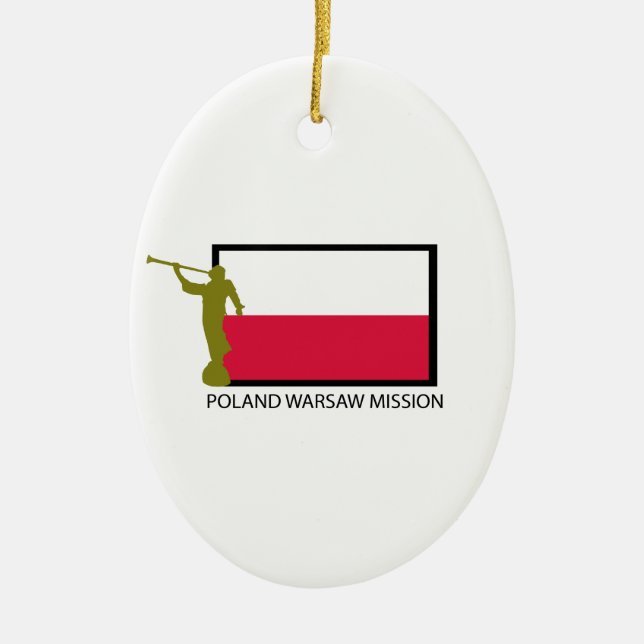 CTR POLENS WARSCHAU AUFTRAG-LDS KERAMIKORNAMENT (Vorne)