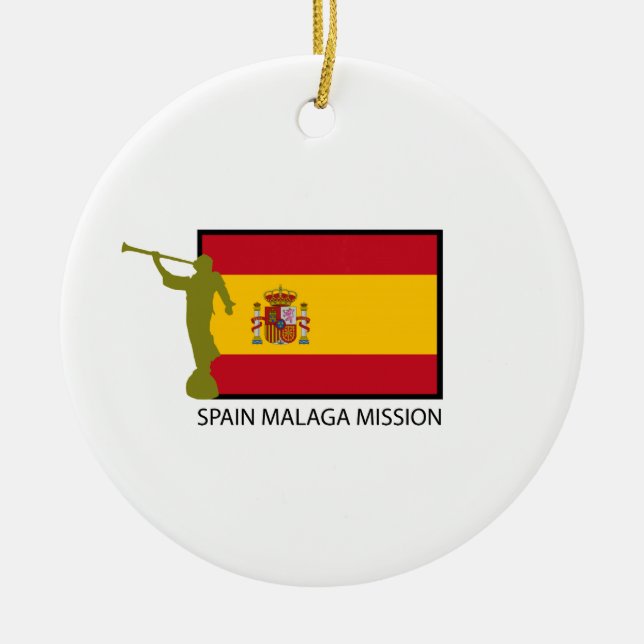 CTR SPANIENS MÀLAGA AUFTRAG-LDS KERAMIKORNAMENT (Vorne)