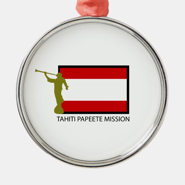CTR TAHITIS PAPEETE AUFTRAG-LDS ORNAMENT AUS METALL (Vorne)