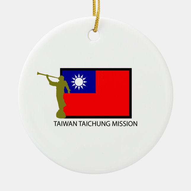 CTR TAIWANS TAICHUNG AUFTRAG-LDS KERAMIK ORNAMENT (Vorne)