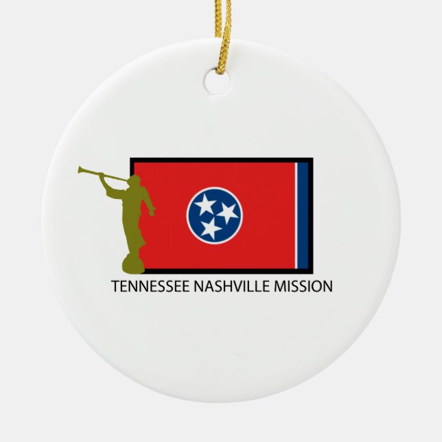 CTR TENNESSEES NASHVILLE AUFTRAG-LDS KERAMIK ORNAMENT (Vorne)