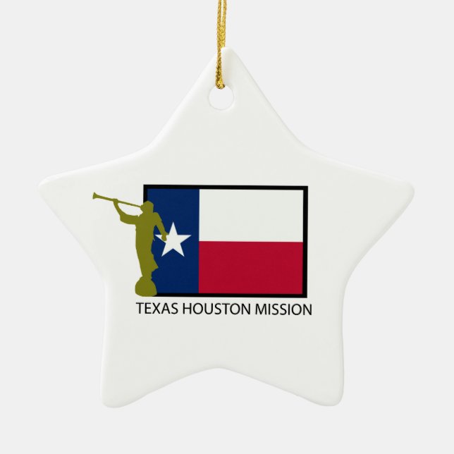 CTR TEXAS HOUSTON AUFTRAG-LDS KERAMIKORNAMENT (Vorne)