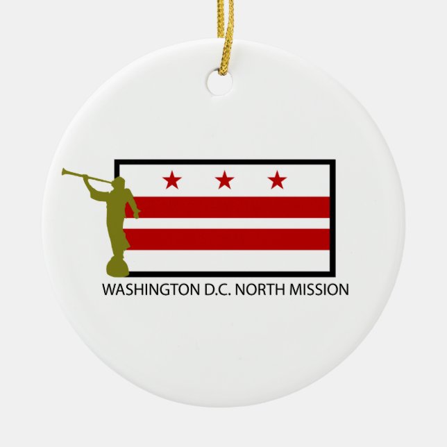 CTR WASHINGTON-D.C. NORTH MISSION LDS KERAMIKORNAMENT (Vorne)