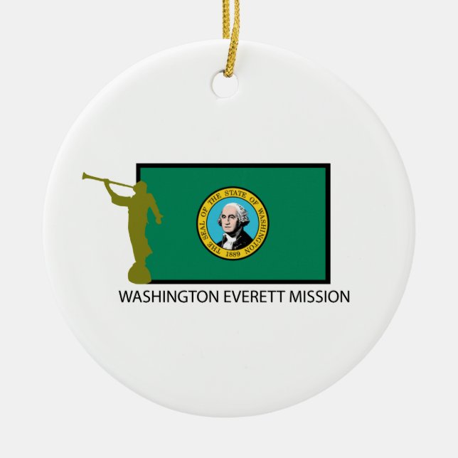 CTR WASHINGTONS EVERETT AUFTRAG-LDS KERAMIK ORNAMENT (Vorne)