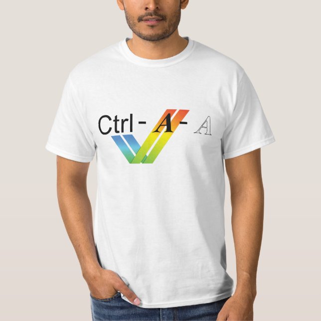 Ctrl-Alt-Del für Amiga-Benutzer T-Shirt (Vorderseite)