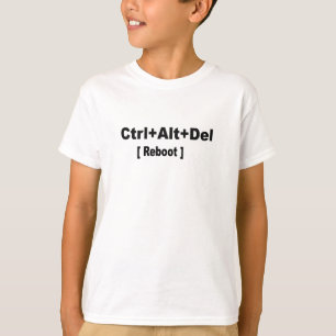 ctrl+alt+del, Science back to School Reboot Shirt