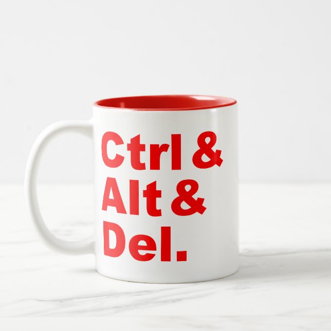 CTRL et alt et Del Mug (Gauche)
