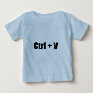 Ctrl + V Baby T-shirt
