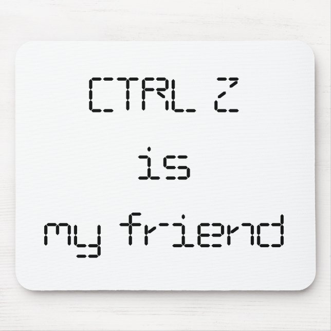 Ctrl Z Mousepad (Vorne)