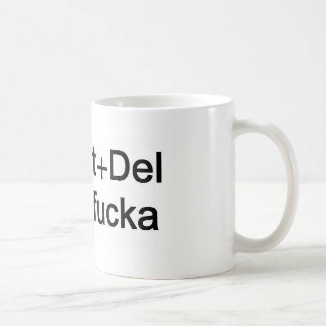 CtrlAltDel feindliche Geek-Tasse Kaffeetasse (Rechts)