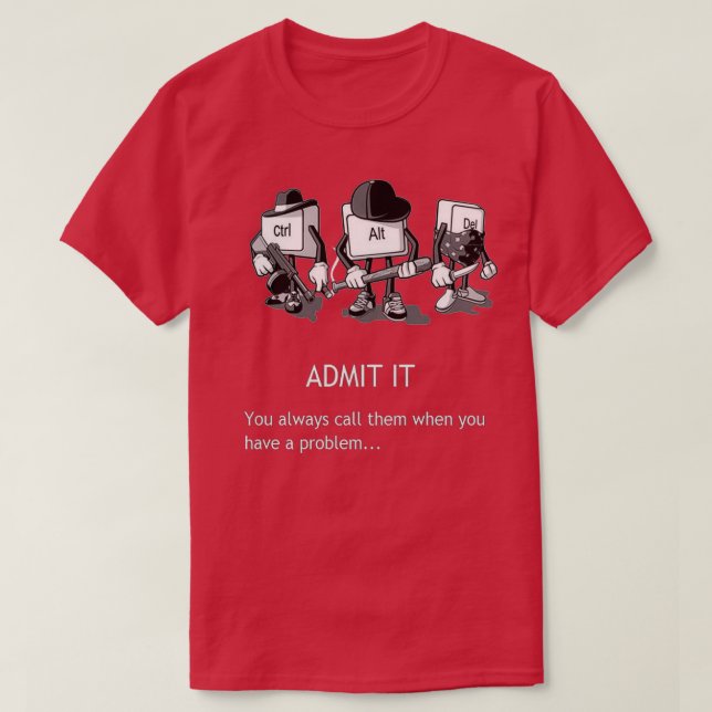 Ctrlaltdel T-Shirt (Design vorne)