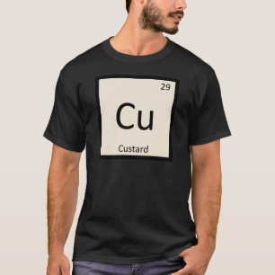 Cu - Cremechemie Periodensymbol T-Shirt