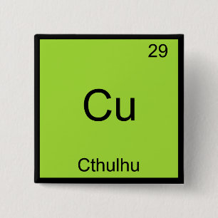 Cu - Cthulhu lustiges Button