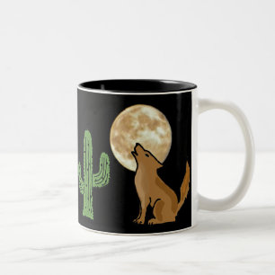 CU Heulenkojote-Tasse Zweifarbige Tasse