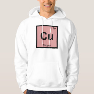 Cu - Kupfer Chemie Periodensystem Symbol Hoodie