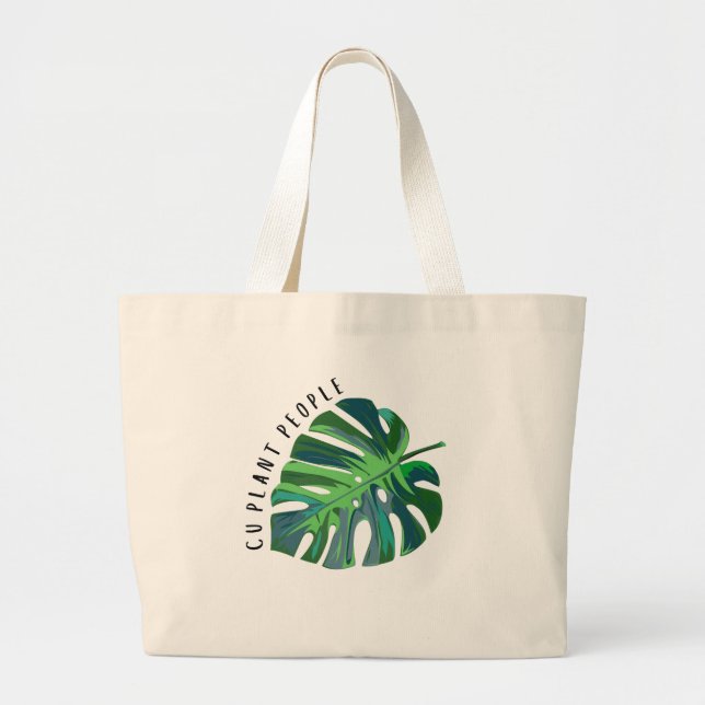 CU Plant People-Tasche Jumbo Stoffbeutel (Vorne)