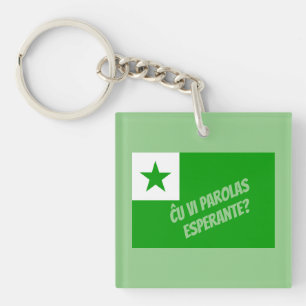 Ču vi parolas Esperante? Schlüsselanhänger
